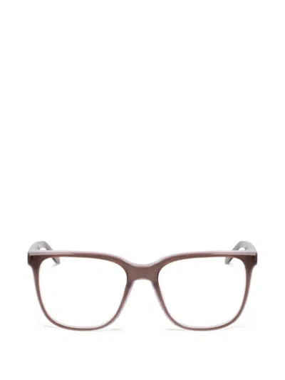 Nike Square-frame Glasses In Brown