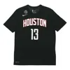 Nike Ss22 Nba Harden Basketball Sports Short Sleeve Rockets 13 Black