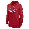 Nike St. Louis Cardinals Authentic Collection City Connect Practice  Women's Dri-fit Mlb Pullover Hoodie In Red