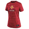 Nike St. Louis Cardinals Authentic Collection City Connect Velocity  Women's Dri-fit Mlb T-shirt In Red