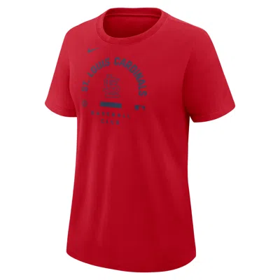 Nike St. Louis Cardinals Authentic Collection Early Work  Women's Dri-fit Mlb T-shirt In Red