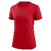 Nike Women's Red St. Louis Cardinals Authentic Collection Early Work Tri-blend T-shirt In Red