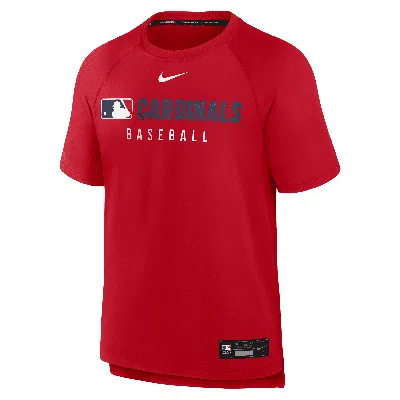 Nike St. Louis Cardinals Authentic Collection Pregame  Men's Dri-fit Mlb T-shirt In Red