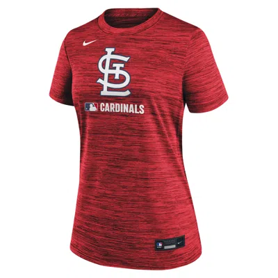 NIKE ST. LOUIS CARDINALS AUTHENTIC COLLECTION VELOCITY  WOMEN'S DRI-FIT MLB T-SHIRT,1015813010