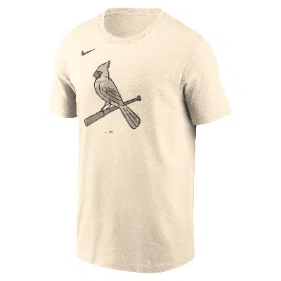 Nike Cream St. Louis Cardinals Camo Logo T-shirt In White