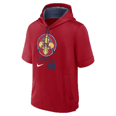 Nike St. Louis Cardinals City Connect  Men's Mlb Short-sleeve Pullover Hoodie In Red