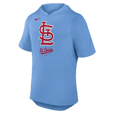 Nike Light Blue St. Louis Cardinals Tri-blend Hoodie T-shirt