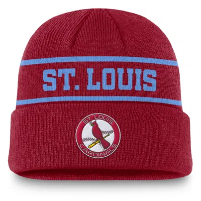Nike Men's Red St. Louis Cardinals Cooperstown Collection Rewind Terra Cuffed Knit Hat