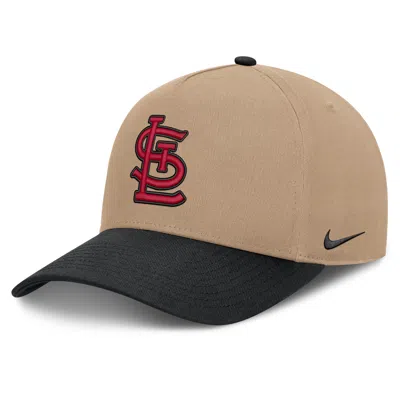 Nike St. Louis Cardinals Rise  Men's Mlb A-frame Trucker Adjustable Hat In Brown