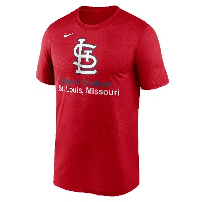 Nike St. Louis Cardinals Stadium Legend  Men's Dri-fit Mlb T-shirt In Red
