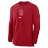 NIKE ST. LOUIS CARDINALS AUTHENTIC COLLECTION PLAYER  MEN'S DRI-FIT MLB PULLOVER JACKET,1015593962