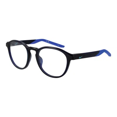 Nike Blue Men Optical Frames In Black