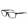 Nike Gray Men Optical Frames In Black