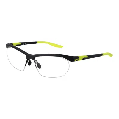 Nike Gray Men Optical Frames In Black