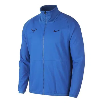 Nike Stand Collar Zipped Jacket 'blue'