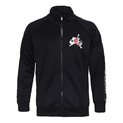 Nike Stand-up Collar Zipper Coat Male Black