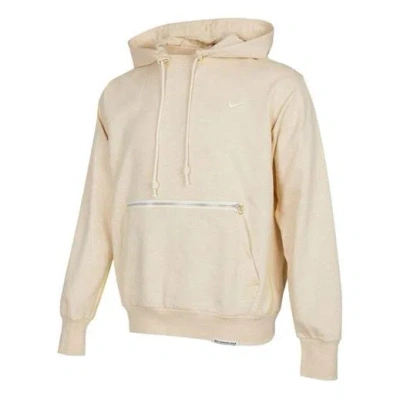Nike Standard Issue Basketball Sports Hoodies 'casual Yellow' In Brown