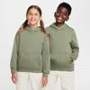 Nike Standard Issue Big Kids' Dri-fit Fleece Basketball Hoodie In Green