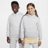Nike Standard Issue Big Kids' Dri-fit Fleece Basketball Hoodie In Grey