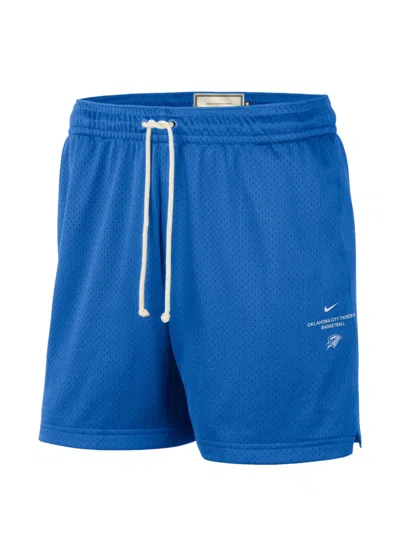Nike Standard Issue Mesh Basketball Shorts In Blue
