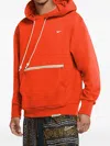Nike Standard Issue "orange/white" Basketball Hoodie In Orange