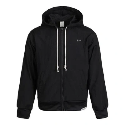 Nike Standard Issue Zip Hooded Jacket Black