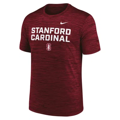 Nike Stanford Campus Center Stack Velocity  Men's Dri-fit College T-shirt In Red