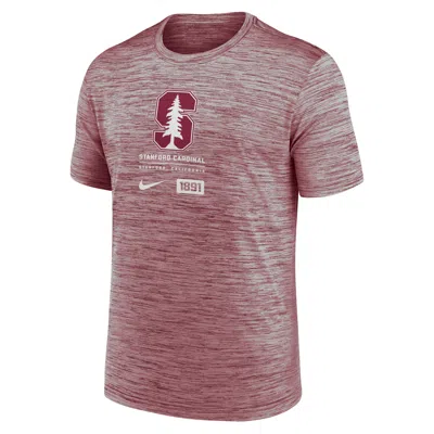 Nike Stanford Cardinal Campus Center Block Velocity  Men's Dri-fit College T-shirt In Red