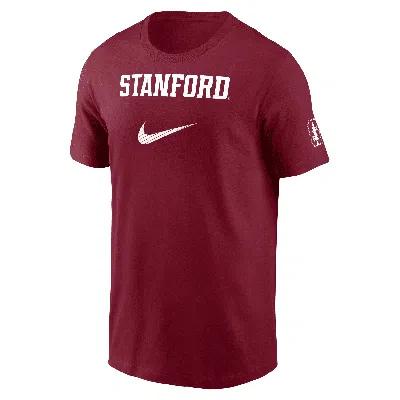 Nike Stanford Cardinal Campus Mascot  Men's College T-shirt In Red
