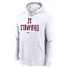 Nike Stanford Cardinal Primetime Club Campus  Men's College Pullover Hoodie In White