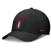 Nike Stanford On-field Rise Swoosh  Men's Dri-fit College Hat In Black