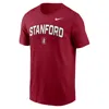 Nike Stanford Primetime Arch Stack  Men's College T-shirt In Burgundy