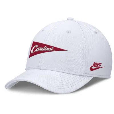 Nike Stanford Primetime Rise Academic  Men's Dri-fit College Hat In White