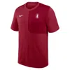Nike Stanford Sideline Coach  Men's Dri-fit College Top In Red