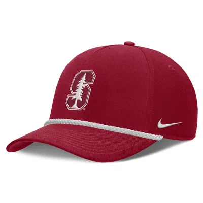 Nike Stanford Sideline Rope Rise  Unisex College Adjustable Hat In Red