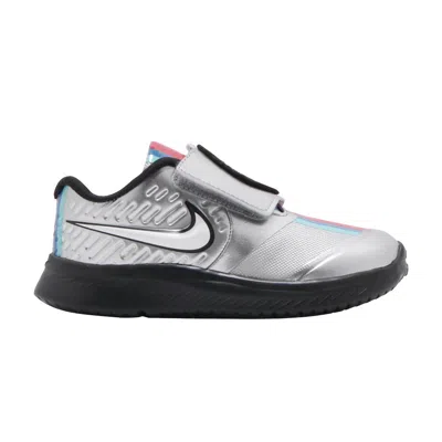Pre-owned Nike Star Runner 2 Auto Tdv 'metallic Silver' | Infant Size 9