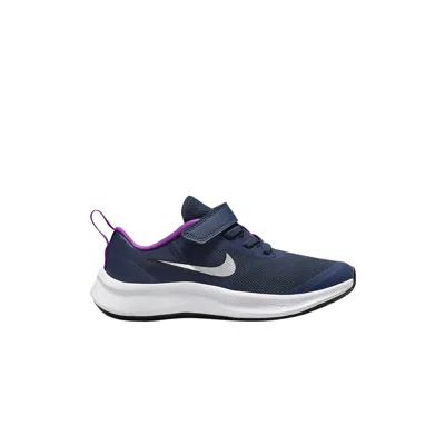 Pre-owned Nike Star Runner 3 Ps 'midnight Navy Vivid Purple' | Blue | Kid's Size 1
