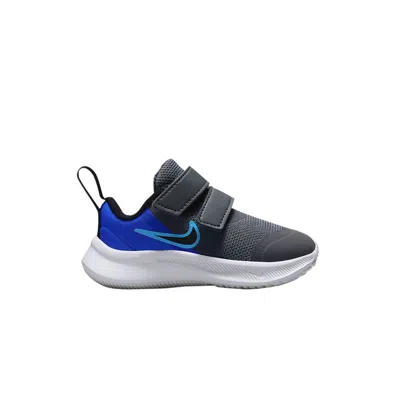 Pre-owned Nike Star Runner 3 Td 'iron Grey Blue Lightning' | Infant Size 6