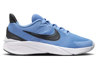 Pre-owned Nike Star Runner 4 Anthracite Sneakers In Blue Beyond/blue Tint/white