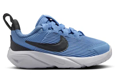 Pre-owned Nike Star Runner 4 Anthracite Sneakers In Blue Beyond/blue Tint/white