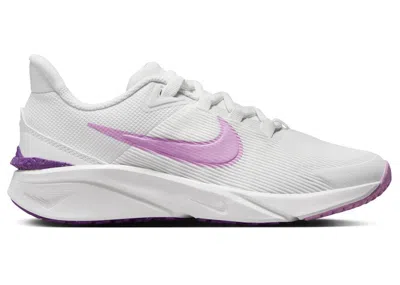 Pre-owned Nike Star Runner 4 Beyond Pink Sneakers In Summit White/viotech