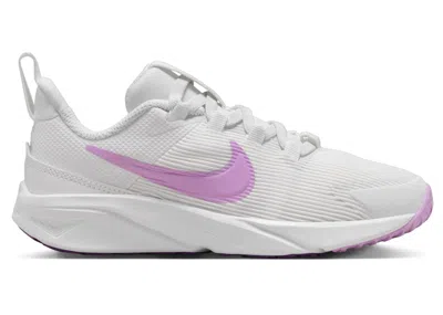 Pre-owned Nike Star Runner 4 Beyond Pink Sneakers In Summit White/viotech