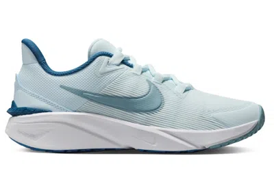 Pre-owned Nike Star Runner 4 Denim Turquoise Sneakers In Glacier Blue/astronomy Blue/white