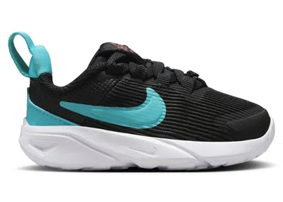 Pre-owned Nike Star Runner 4 Dusty Cactus Sneakers In Black/bright Crimson/white