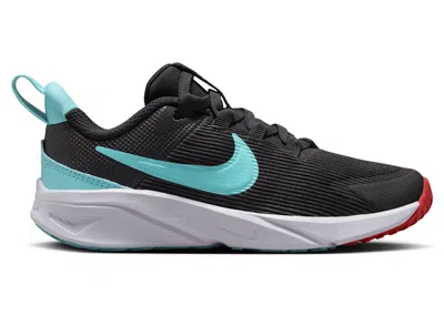 Pre-owned Nike Star Runner 4 Dusty Cactus Sneakers In Black/bright Crimson/white