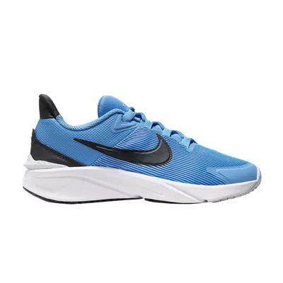 Pre-owned Nike Star Runner 4 Gs 'blue Beyond Anthracite' | Kid's Size 7