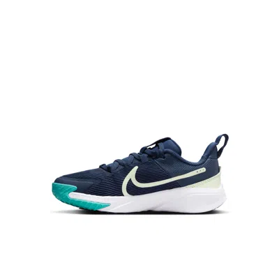 Nike Babies' Star Runner 4 Little Kids' Shoes In Blue