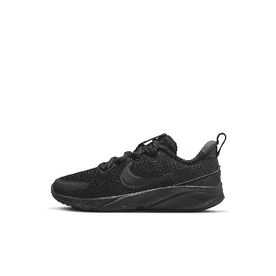 Nike Babies' Star Runner 4 Little Kids' Shoes In Black