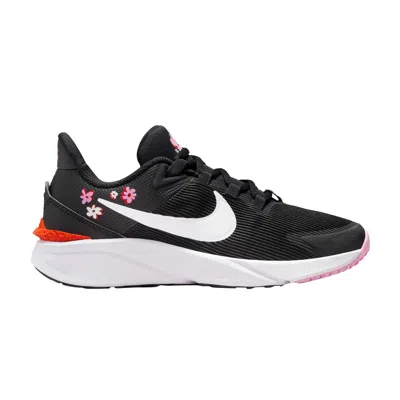 Pre-owned Nike Star Runner 4 Next Nature Se Gs 'floral' | Black | Kid's Size 6.5