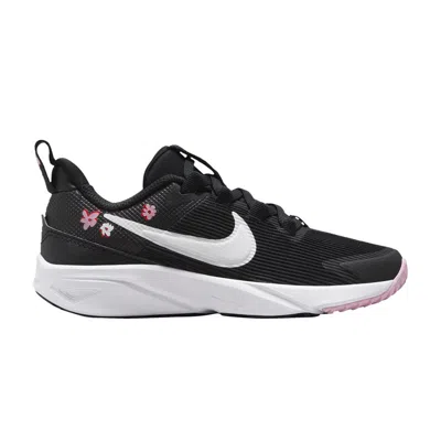 Pre-owned Nike Star Runner 4 Next Nature Se Ps 'floral' | Black | Kid's Size 3